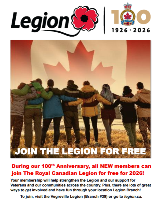 Vegreville Legion Join the Legion